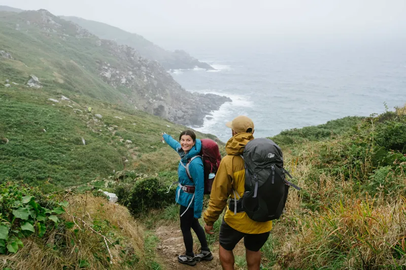 Rab Womens Downpour Eco Jacket Orion Blue/ Citadel-10